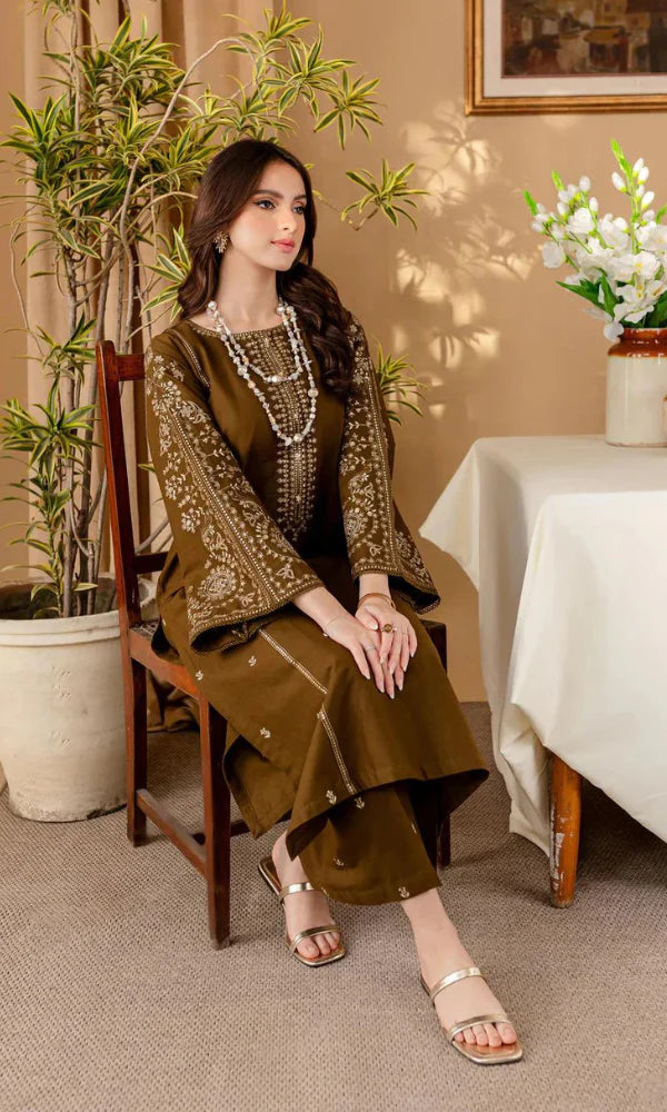 Batik Dhanak 2PC Embroidered-105