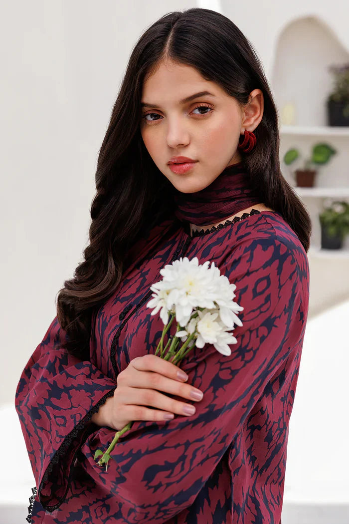 KARANDI 3PC PRINTED SHIRT WITH KARANDI PRINTED DUAPTTA AND TROUSER-256