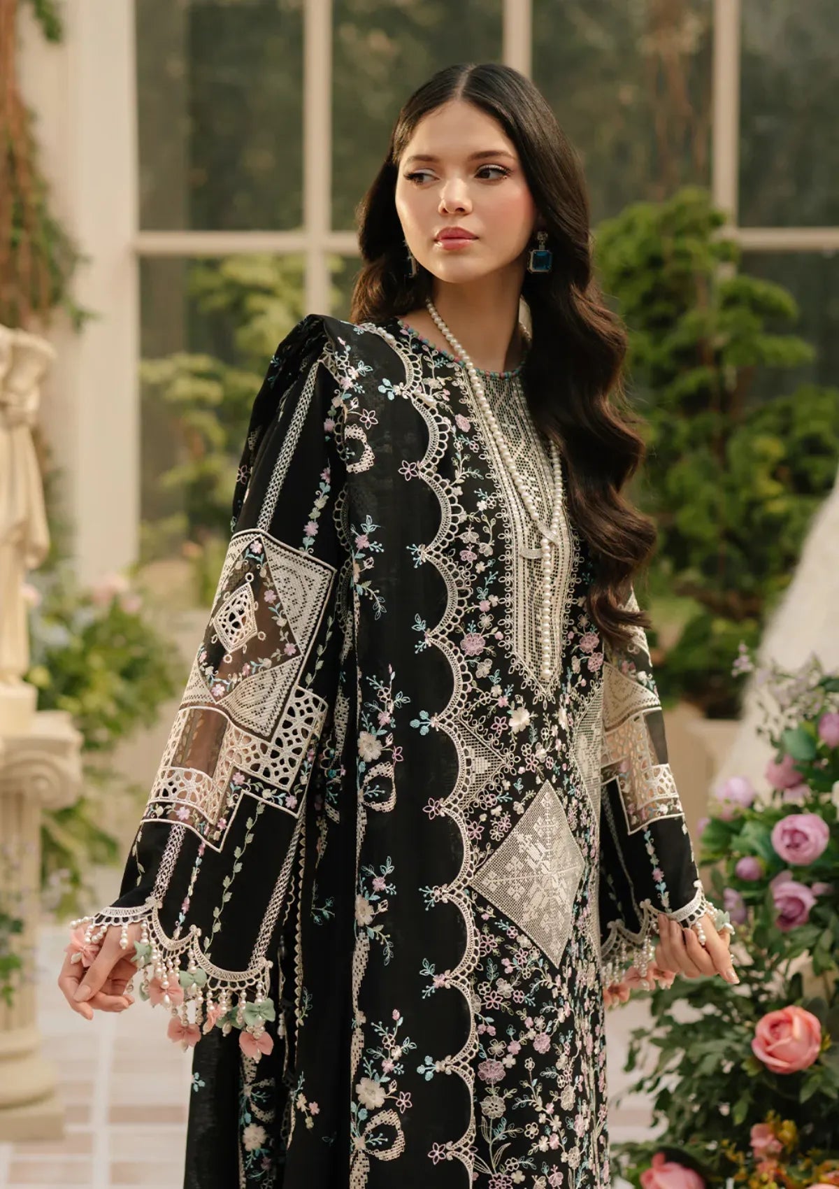 Lawn 3pc Unstitch Freesia Emb Lawn'26  703