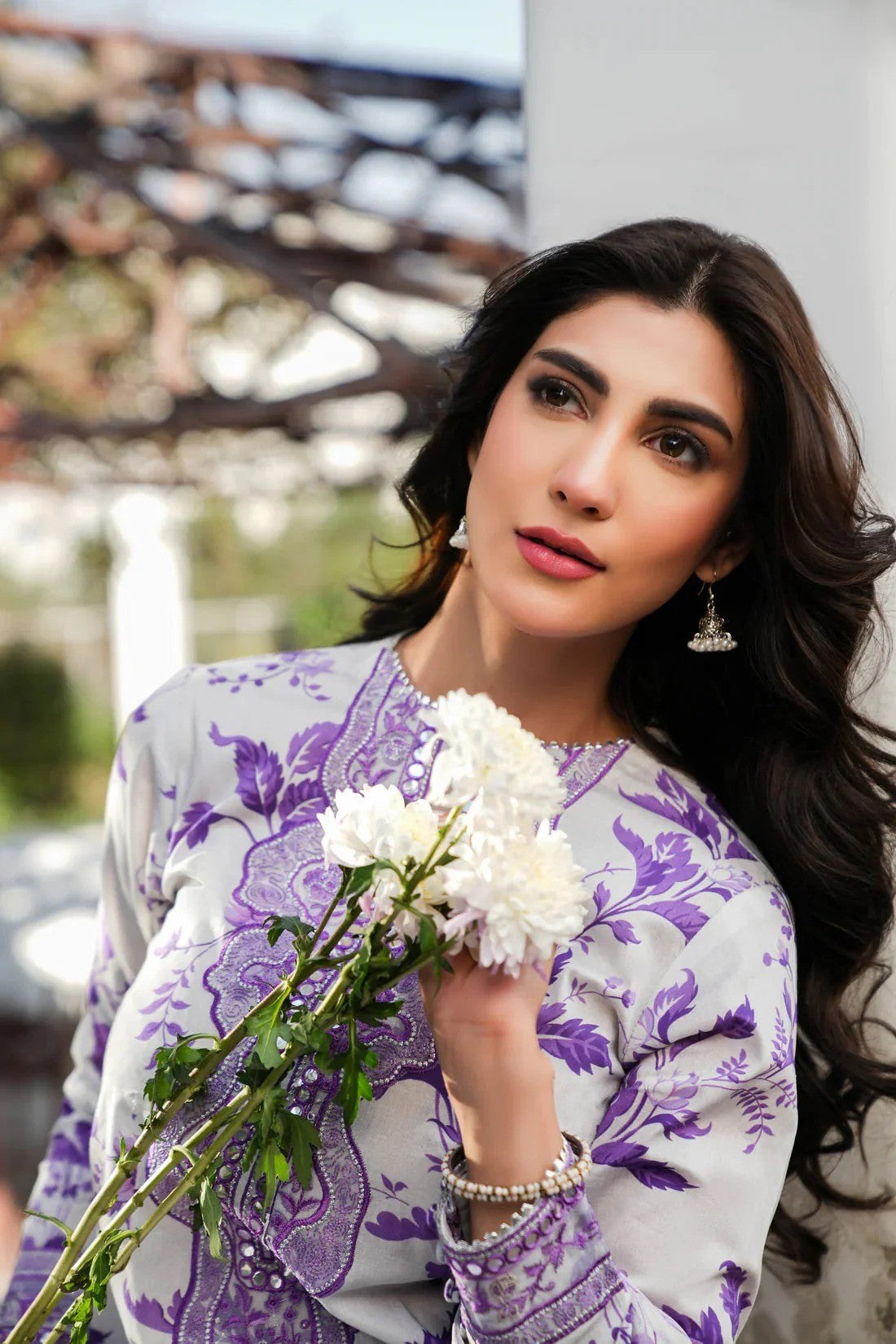 ANEELAS PRINTED Lelin EMBROIDERY UNSTITCH DRESS 3 PIECE V518
