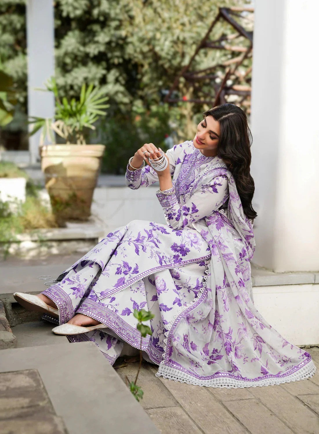 ANEELAS PRINTED Lelin EMBROIDERY UNSTITCH DRESS 3 PIECE V518