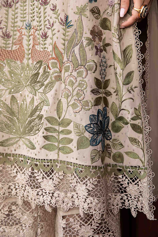 Lawn Embroidered Shirt with Digital printert monark duppata 669 L
