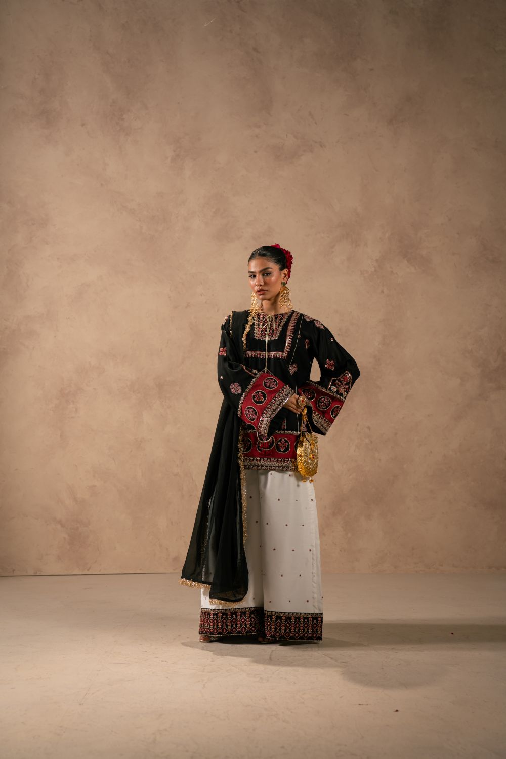 Luxury Silk 3 Piece Unstitched suit V734