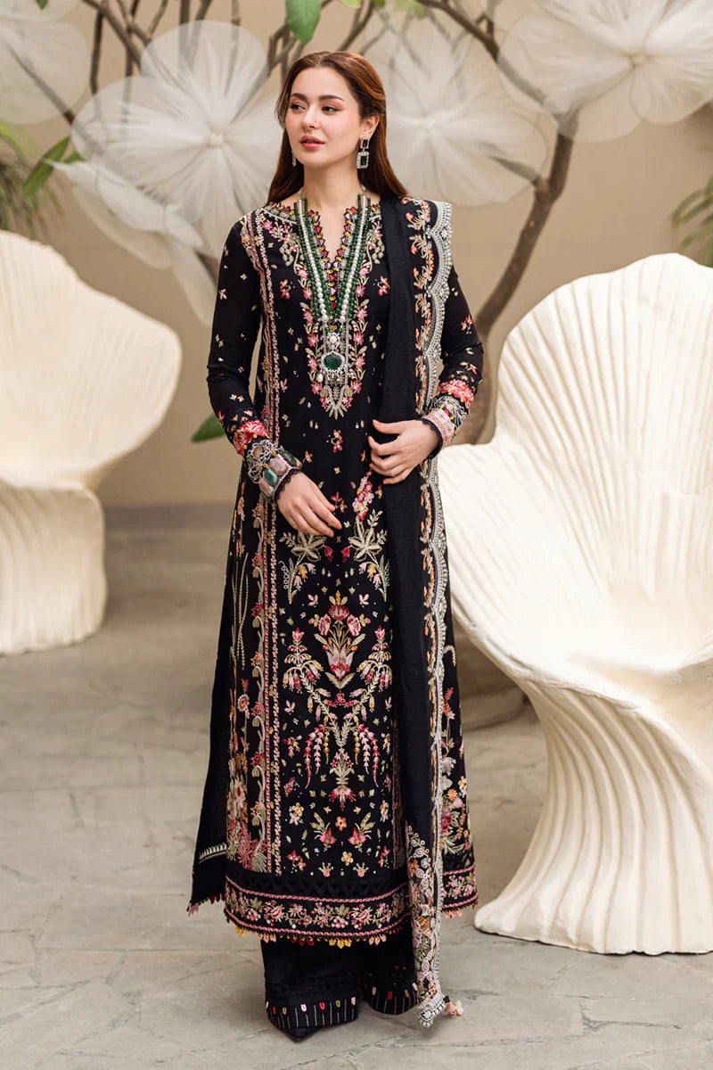 3Pc Embroidered Lawn Shirt with Embroidered Chiffon Dupatta FS527