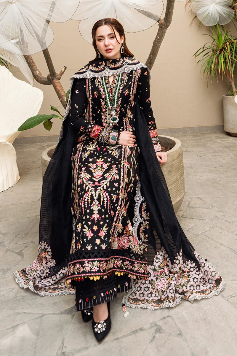 3Pc Embroidered Lawn Shirt with Embroidered Chiffon Dupatta FS527