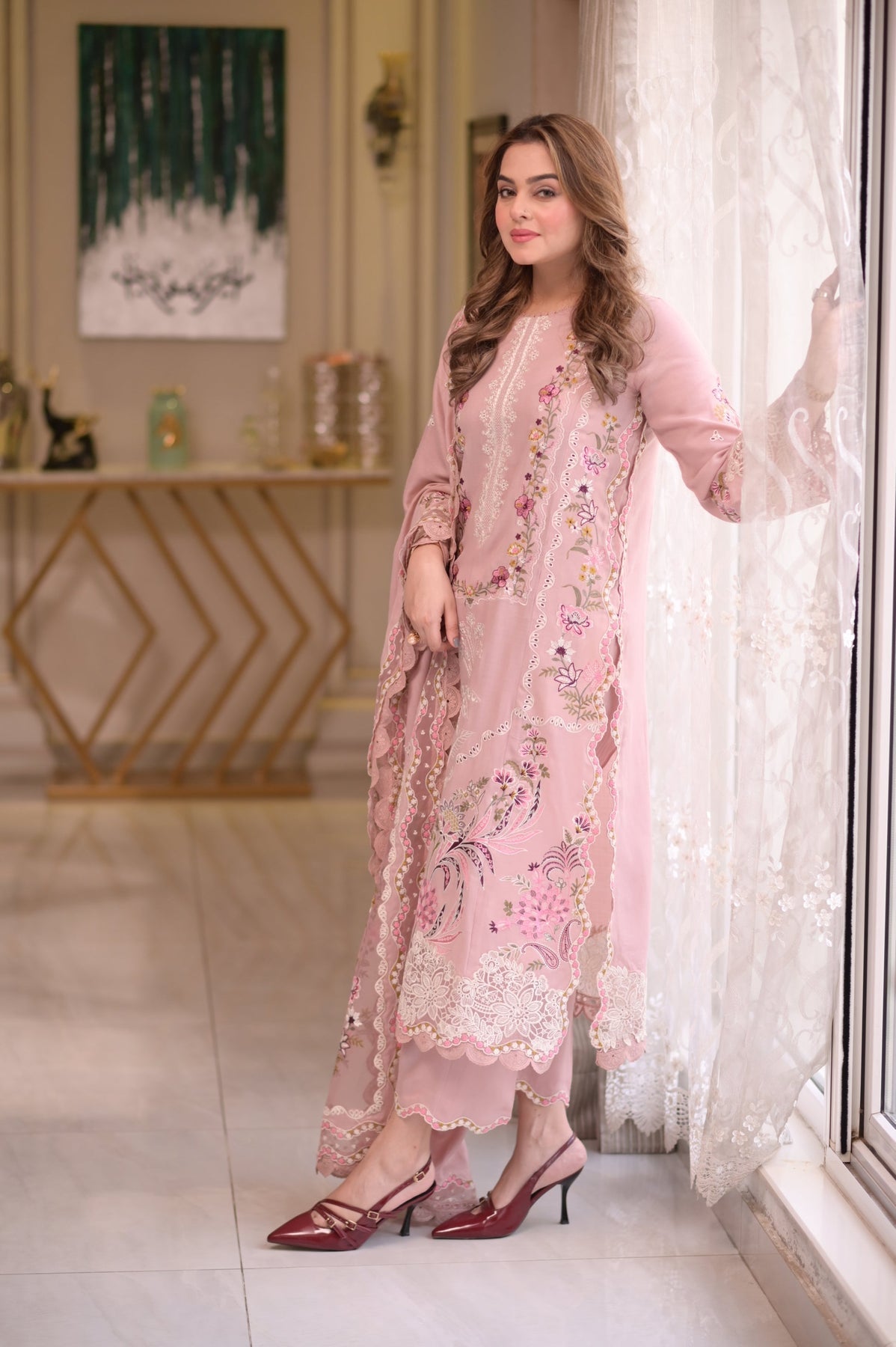 Lawn Unstitched Embroidered Collection with Lawn Embroidered  Dupata 701