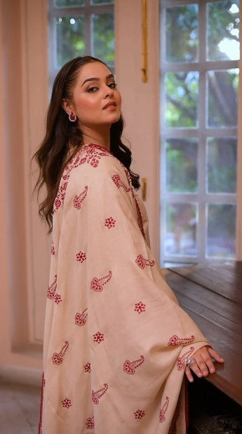 ANEELAS UNSTITCH DHANAK 3PC SUIT 46