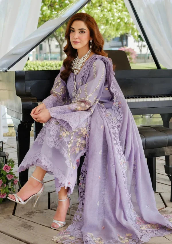 Dhanak Unstitched Fully Embroidered chiffion Embroidered Dupatta 726